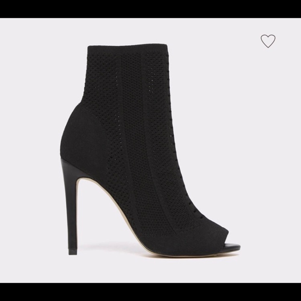 Black booties from Aldo